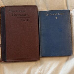 Vintage American Literature and The Scarlet Letter Books